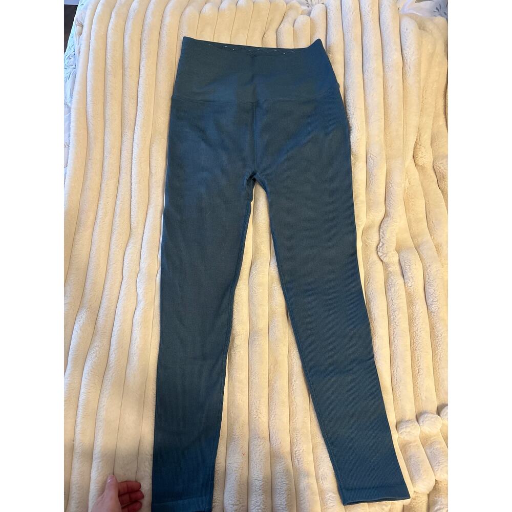 Spiritual Gangster Ribbed Leggings Blue High Waisted XS/S